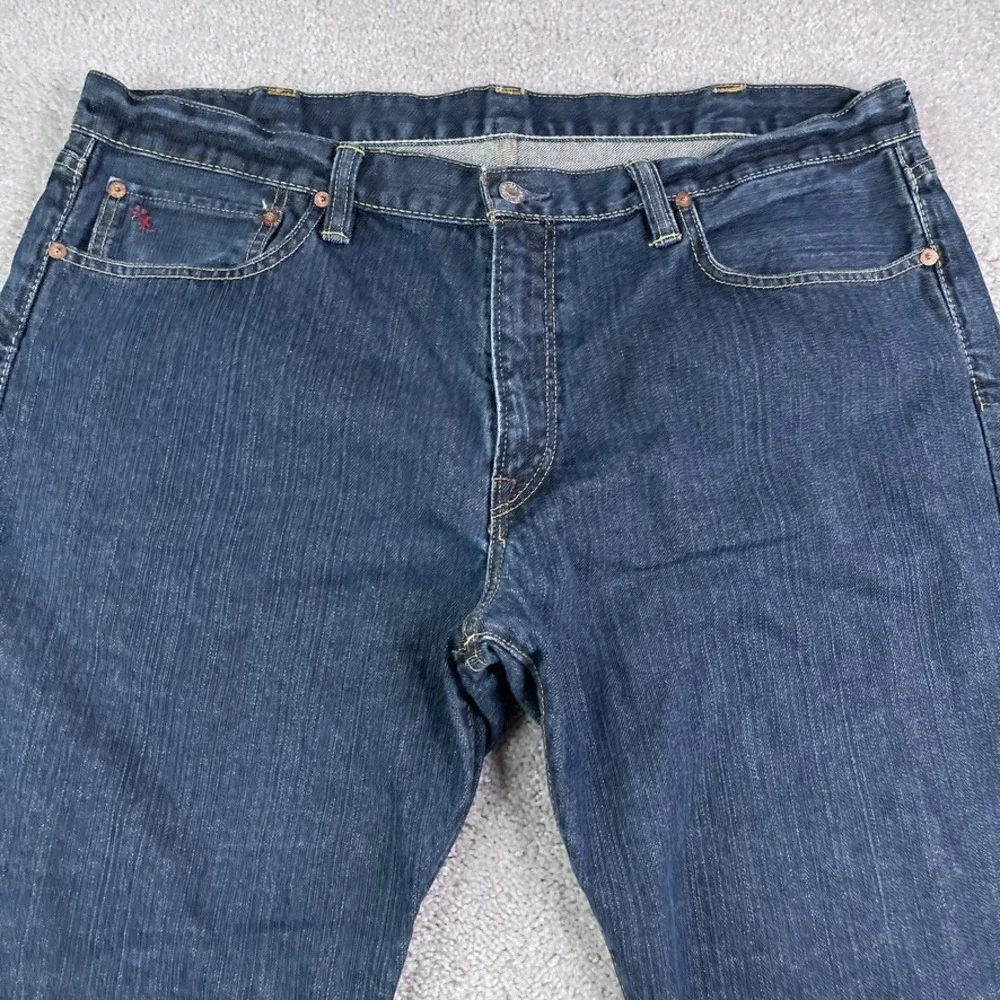 Polo Ralph Lauren Jeans Mens 40x32 Blue Slim Fit 381 Dark Wash Cotton Denim